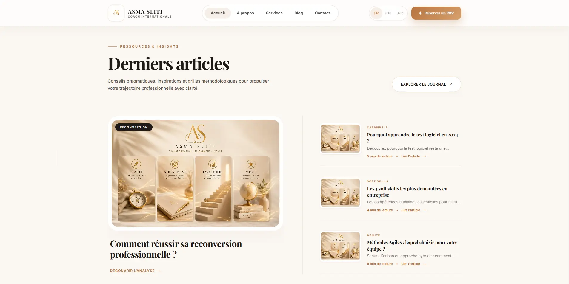Interface 2 du projet Asma Sliti