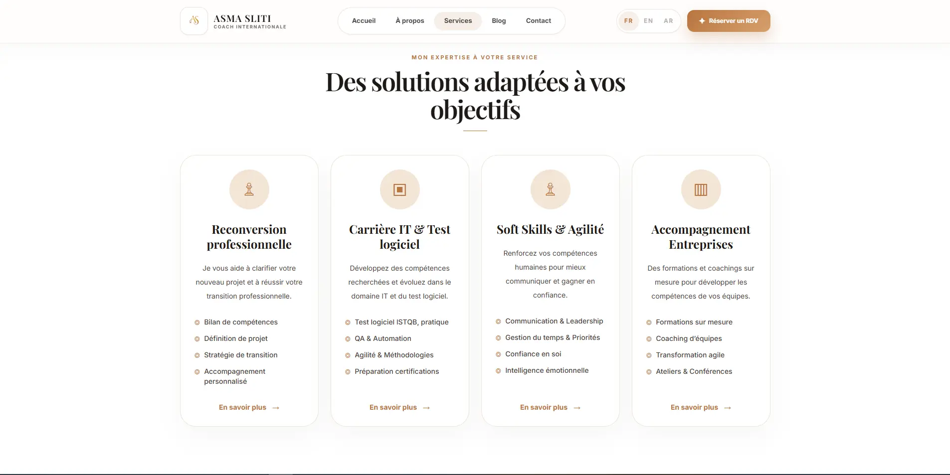 Interface 3 du projet Asma Sliti