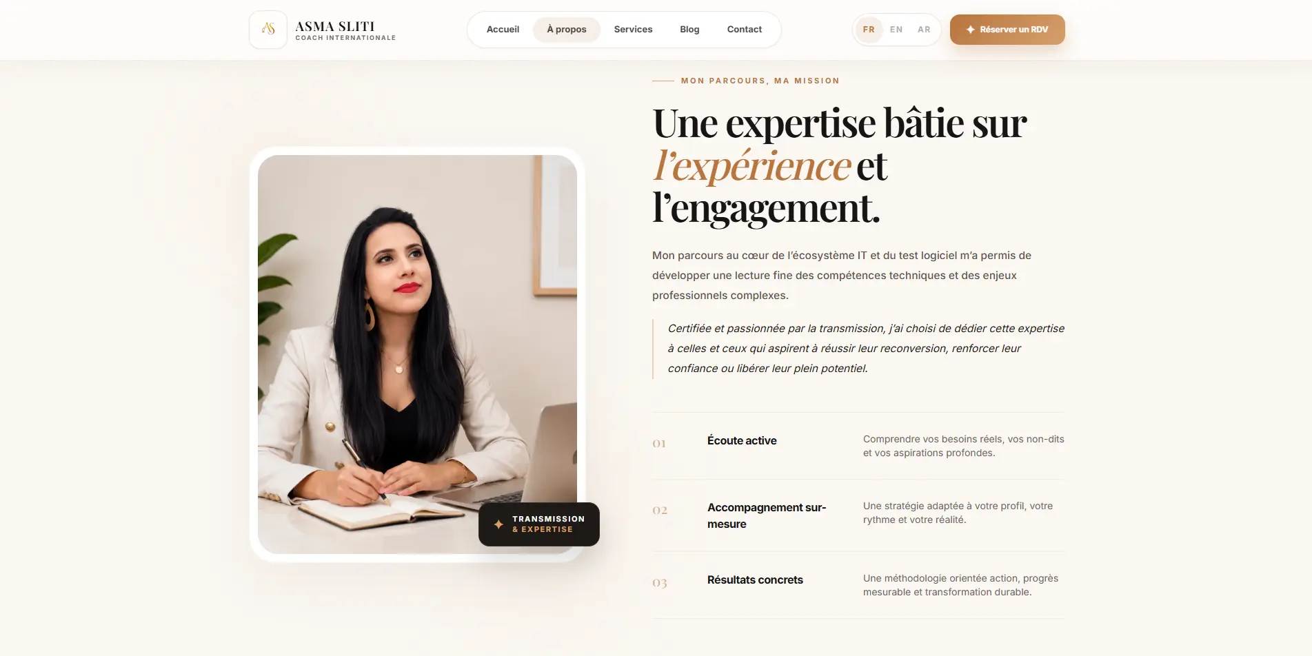 Interface 4 du projet Asma Sliti