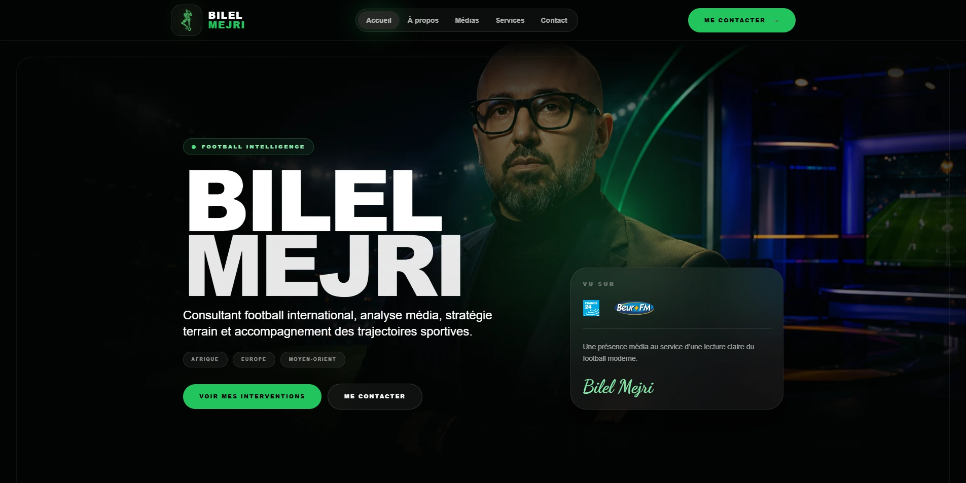 Bilel Mejri - site web premium Mekflow